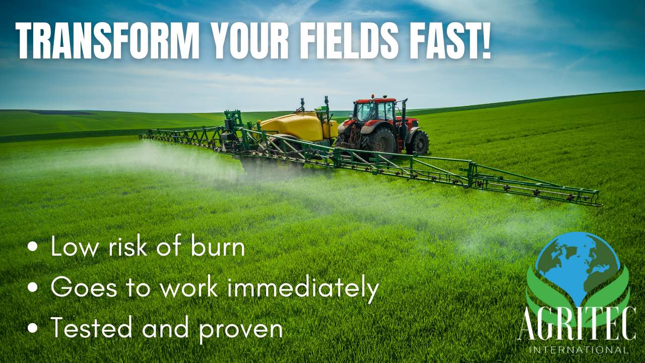 How AgriTec's liquid fertilizers transformed this hay field